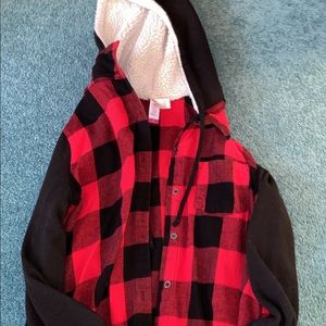 NOBO flannel hoodie